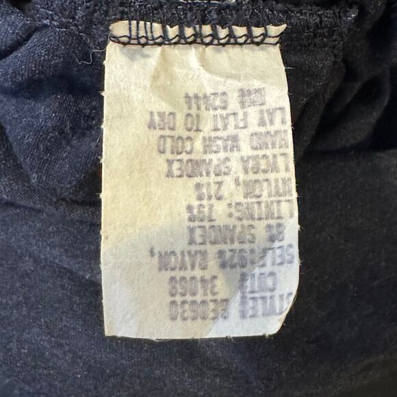 Nicole Miller Studio Made in the USA Blue Size Medium Faux Wrap Ruched Dress - Picture 8 of 8